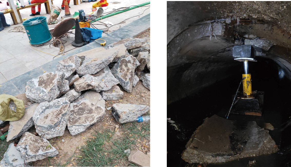 库伦管道预处理